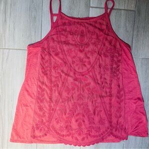 Rewind Pink Lace Detail Camisole